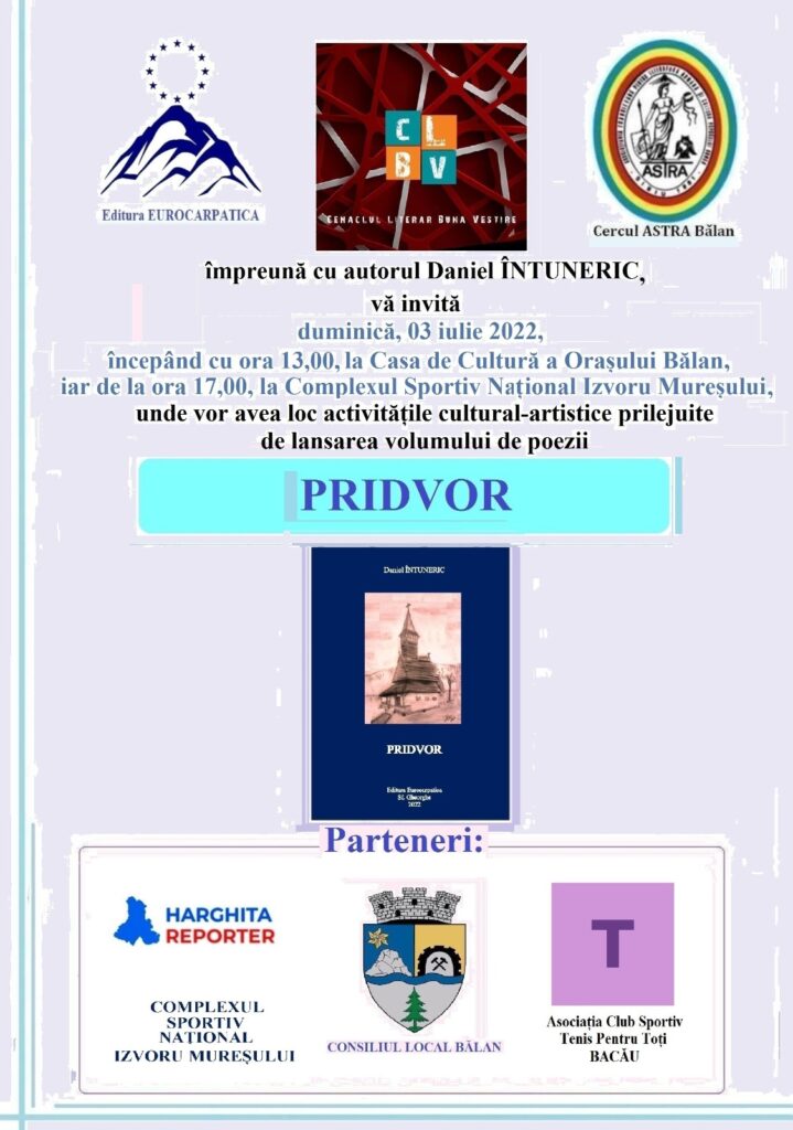 Lansare de carte la Bălan