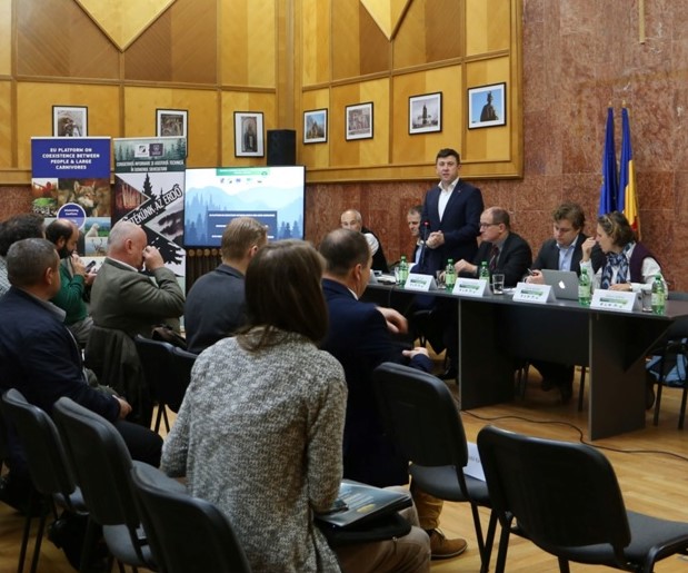 Workshopul platformei europene pentru carnivore mari a avut loc în județul Harghita