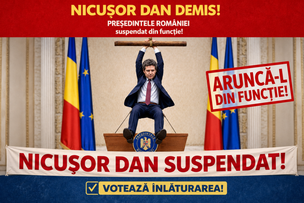 Cutremur pe scena politică: S.O.S. România cere suspendarea președintelui Nicușor Dan